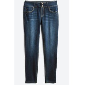 1822 DENIM Vintage Dex Double Button Skinny Jean